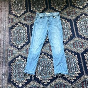 Mother Jeans - The Hustler Ankle Undone Hem